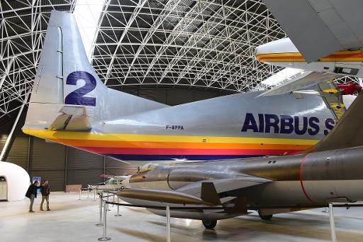 Le Musée de l'aviation Aeroscopia, le 9 janvier 2015 à Toulouse, quatre jours avant l'inauguration de ce temple de l'aviation, qui présente 80 pièces de toutes les époques © Eric Cabanis AFP