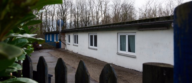 Les baraquements SS de Schwerte qui servent d'abri aux demandeurs d'asile.