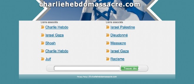 "Charliehebdomassacre.com", une adresse web a vendre parmi d'autres