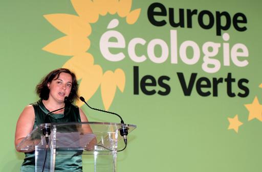 La secrétaire nationale d'Europe Ecologie-Les Verts Emmanuelle Cosse, le 23 août 2014 à Pessac, dans le sud-ouest de la France © Jean-Pierre Muller AFP/Archives