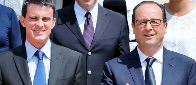 Le couple Hollande-Valls beneficie d'un regain de popularite inedit.