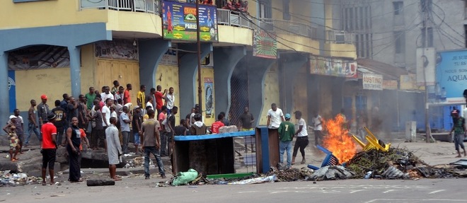 Manifestations de rues a Kinshasa le 19 janvier 2015 contre la perpsective d'une nouvelle loi electorale Manifestations de rues a Kinshasa le 19 janvier 2015 contre la perpsective d'une nouvelle loi electorale