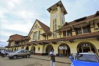 La gare de Pointe-Noire, au Congo-Brazzaville, a ete construite en 1932 par Jean Philippot, architecte de celle de Deauville. (C)Baudin Maounda