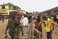 La gare de Dolisie est un point stratégique pour les transports de marchandises au Congo et dans les pays voisins. ©Baudin Maounda