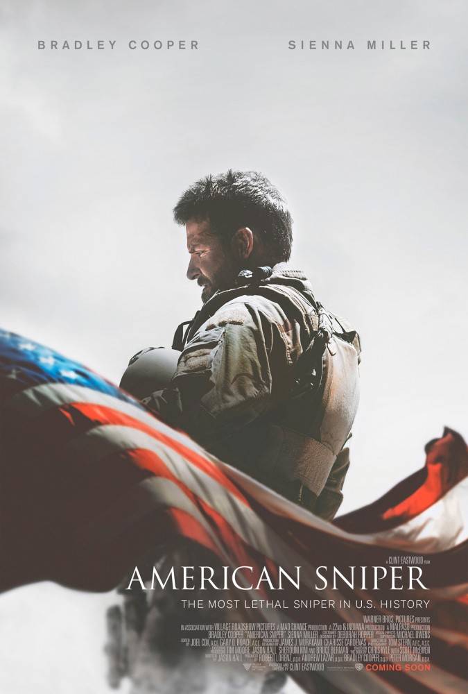 L'affiche d'Américan Sniper de Clint Eastwood  