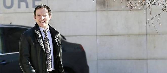 Le juge d'instruction Jean-Michel Gentil, le 19 fevrier 2013 a son arrivee au Palais de justice de Bordeaux