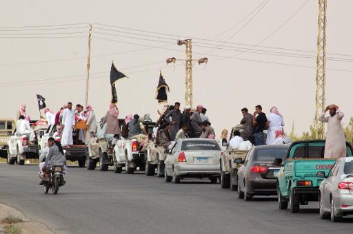 Un convoi funéraire de membres du groupe islamiste Ansar Beït al-Maqdess ("les Partisans de Jérusalem" en arabe) dans le nord du Sinaï, le 10 août 2013 ©  AFP/Archives