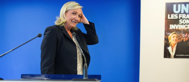 Marine Le Pen le repete a ses visiteurs : "Je serai elue a l'Elysee plus tot que vous ne l'imaginez et cela se passera mieux que vous le prevoyez."