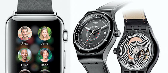 Apple Watch ou Swatch connectée, que le meilleur gagne.