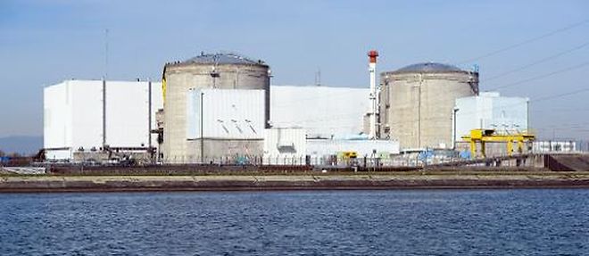 La centrale nucleraire de Fessenheim, en Alsace, la plus ancienne de France, le 18 mars 2014