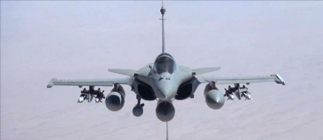 Un avion Rafale de l'armee francaise survolant l'Irak en septembre 2014 (photo d'illustration).