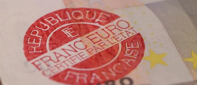 Le franc-euro provisoire imagine dans le documentaire de France 5.