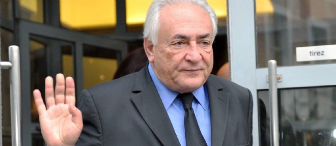 Dominique Strauss-Kahn se rend le 16 fevrier au tribunal pour entendre les plaidoiries des parties civiles qui renoncent a le poursuivre.