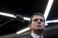 Le Premier ministre Manuel Valls. (C)FRED DUFOUR
