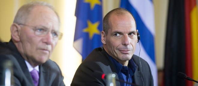 Le bras de fer entre les ministre des finances grec et allemand a provisoirement pris fin.
