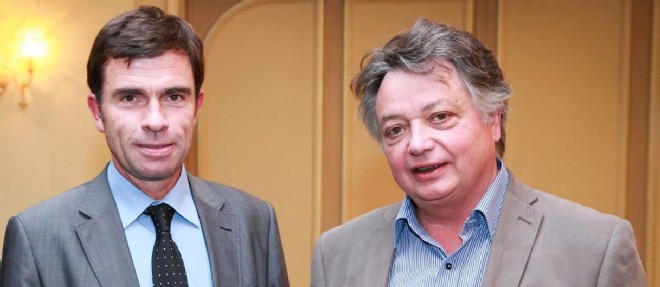 Bernard Farges (CIVB) et Jacques Dupont (Le Point).