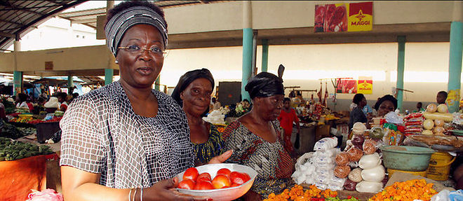 L'ONG de Mariam Dao Gabala a finance un marche moderne a Abidjan, entierement gere par des femmes.