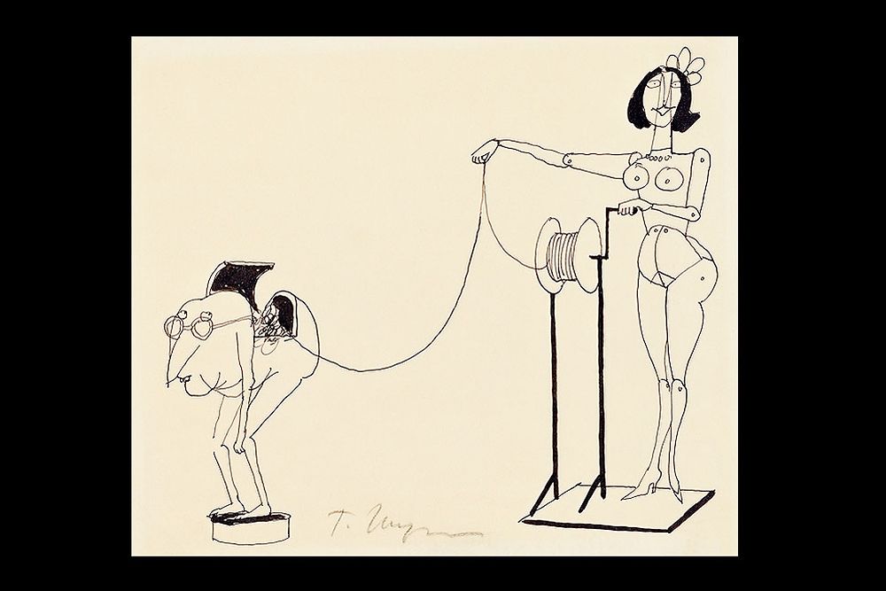 Tomi Ungerer, dessin publié dans "Carnets Secrets" (1964)