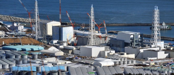 Le reacteur n? 1 de la centrale de Fukushima, debut fevrier.