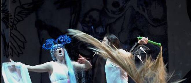 Repetition le 21 fevrier 2015 a Madrid de l'adaptation a l'opera de "Publico", complexe piece du poete Federico Garcia Lorca