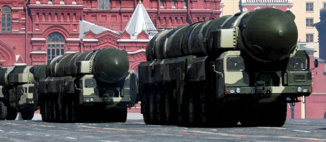Des missiles russes exhibes a Moscou (photo d'illustration).