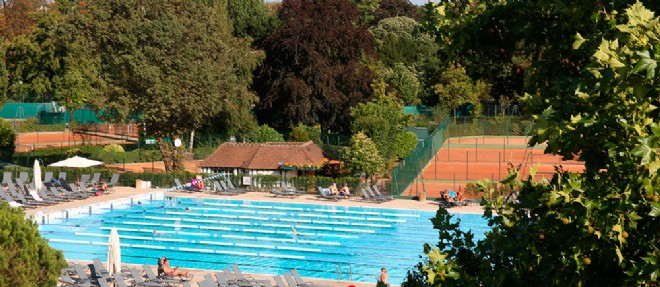 La piscine du Lagardere Paris Racing.