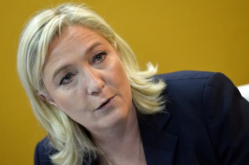 La présidente du FN Marine Le Pen à Paris le 26 février 2015 © Miguel Medina AFP/Archives