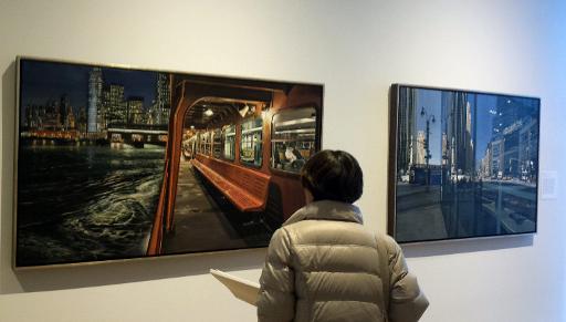 Le New York Hyperrealiste Du Peintre Richard Estes Vedette D Une Exposition Le Point