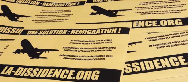 Sur son site, le mouvement La Dissidence francaise vante une "operation eclair" menee dans la nuit de jeudi a vendredi contre le musee de l'Immigration.
