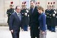 Le roi d'Espagne Felipe VI entame une visite d'Etat en France