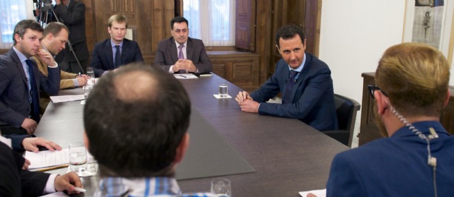 Le president syrien a accorde une interview au journaliste Charlie Rose et dont l'integralite doit etre diffusee dimanche dans l'emission "60 Minutes" de CBS.