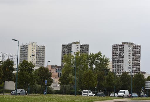 Un quartier de Mantes-la-Jolie le 5 septembre 2014