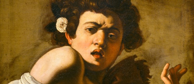 "Garcon mordu par un lezard" Caravage, Michelangelo Merisi da Caravaggio dit (1571-1610).
