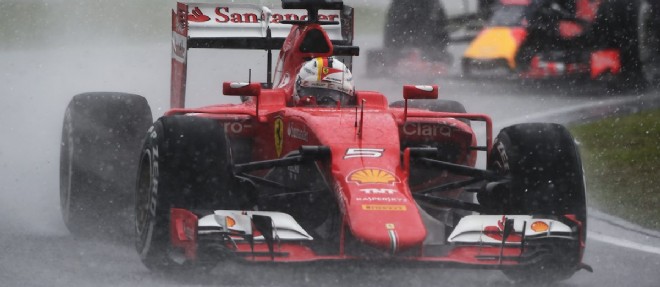 Derriere Hamilton (Mercedes), la surprise est encore venue de Sebastian Vettel (Ferrari), auteur du 2e chrono en Q3.