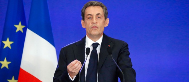 Le president de l'UMP Nicolas Sarkozy.