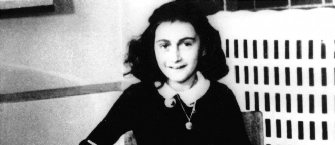 L'adolescente juive Anne Frank sur une photo non datee.