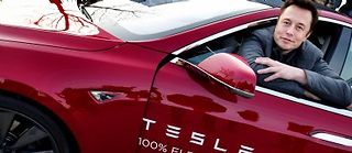 Elon Musk le PDG de Tesla a révolutionné l'approche en matière de voiture électrique. ©Jerry Lampen