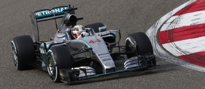 Tenant du titre et leader du general, Lewis Hamilton devancera Nico Rosberg (Mercedes) et Vettel (Ferrari) sur la grille de depart.