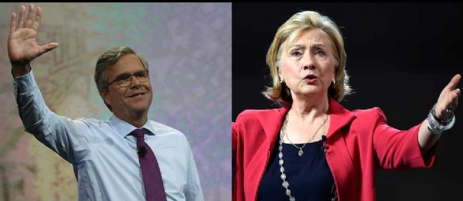 &Eacute;tats-Unis : vers un duel Bush-Clinton ?