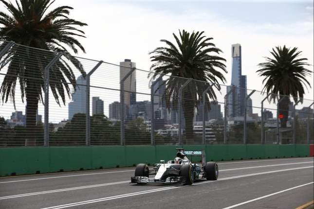 Lors du GP d'Australie. ©  Mercedes