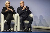 Jean-Marie Le Pen, qui devrait perdre sa pr&eacute;sidence d'honneur du FN, contre-attaque en justice
