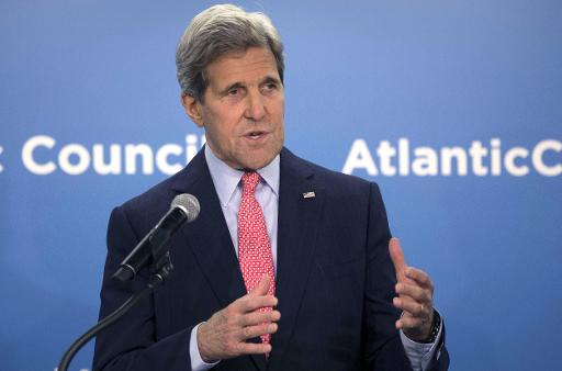 Le secretaire d'Etat americain John Kerry a Washington le 23 avril 2015