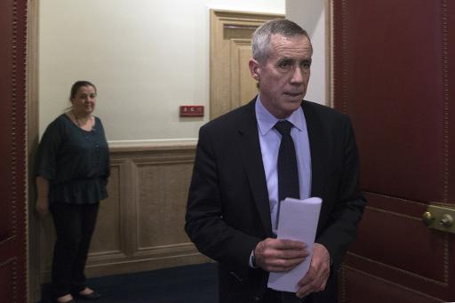 Le procureur de Paris Francois Molins au tribunal de Paris le 22 avril 2015 © JOEL SAGET AFP/Archives