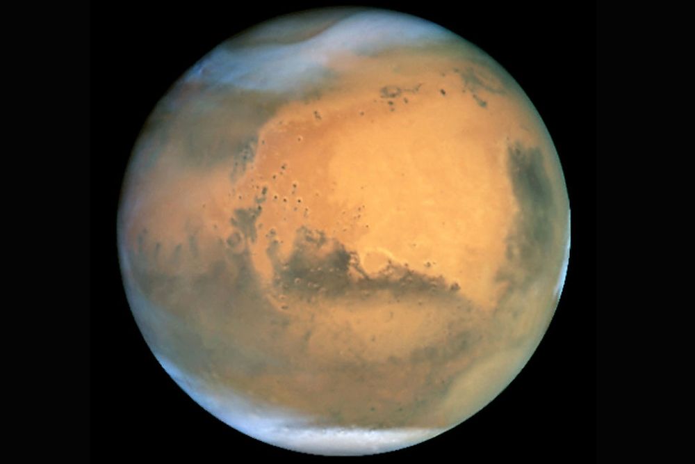 Mars dans les yeux de Hubble