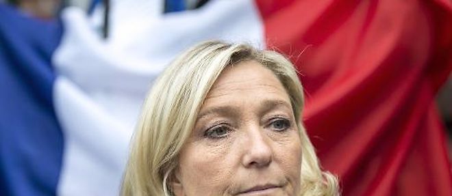 La presidente du Front national Marine le Pen a Henin-Beaumont le 14 septembre 2014