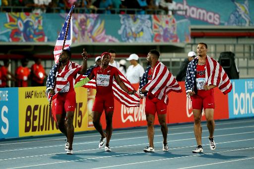 Athl&eacute;tisme: les USA devant la Jama&iuml;que de Bolt aux Mondiaux de relais