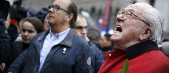 "J'ai honte que la presidente du FN porte mon nom", a lance Jean-Marie Le Pen.