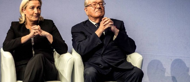 Marine et Jean-Marie Le Pen sont brouilles a la suite des sorties du pere.