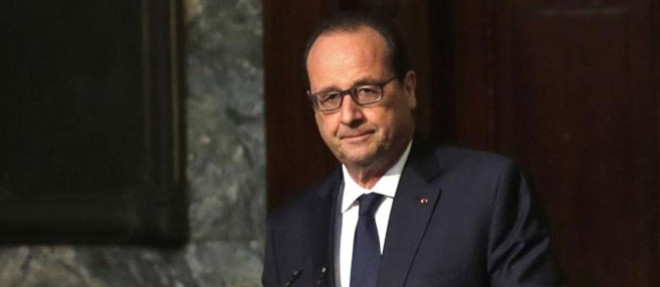 Le president Francois Hollande a Cuba.