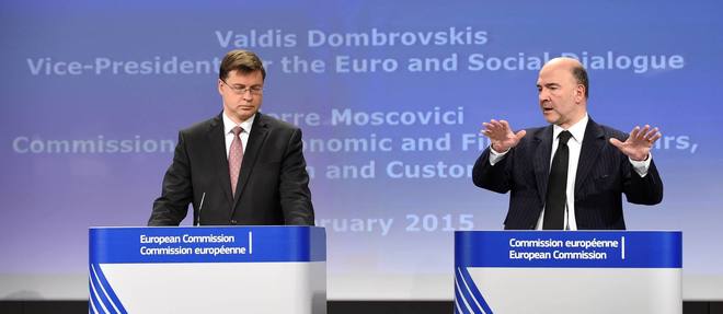 Valdis Dombrovskis et Pierre Moscovici ont presente mercredi les "recommandations specifiques par pays", censees assurer la coordination des politiques economiques des Etats membres dans l'UE et la zone euro.